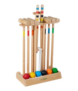 Maine Coast Croquet Set With Stand, New