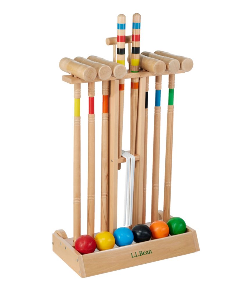 Maine Coast Croquet Set With Stand | Games & Outdoor Toys at L.L.Bean