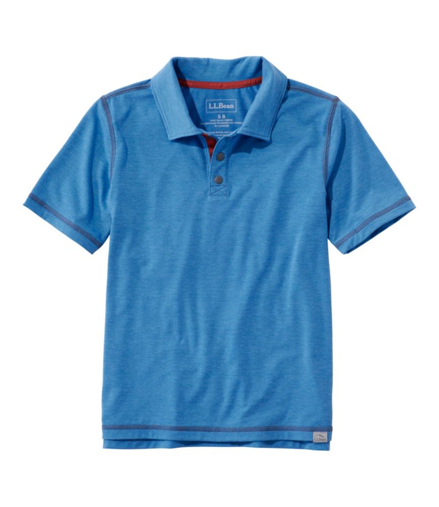 Kids' Everyday SunSmart® Polo, Blue Water, small image number 1