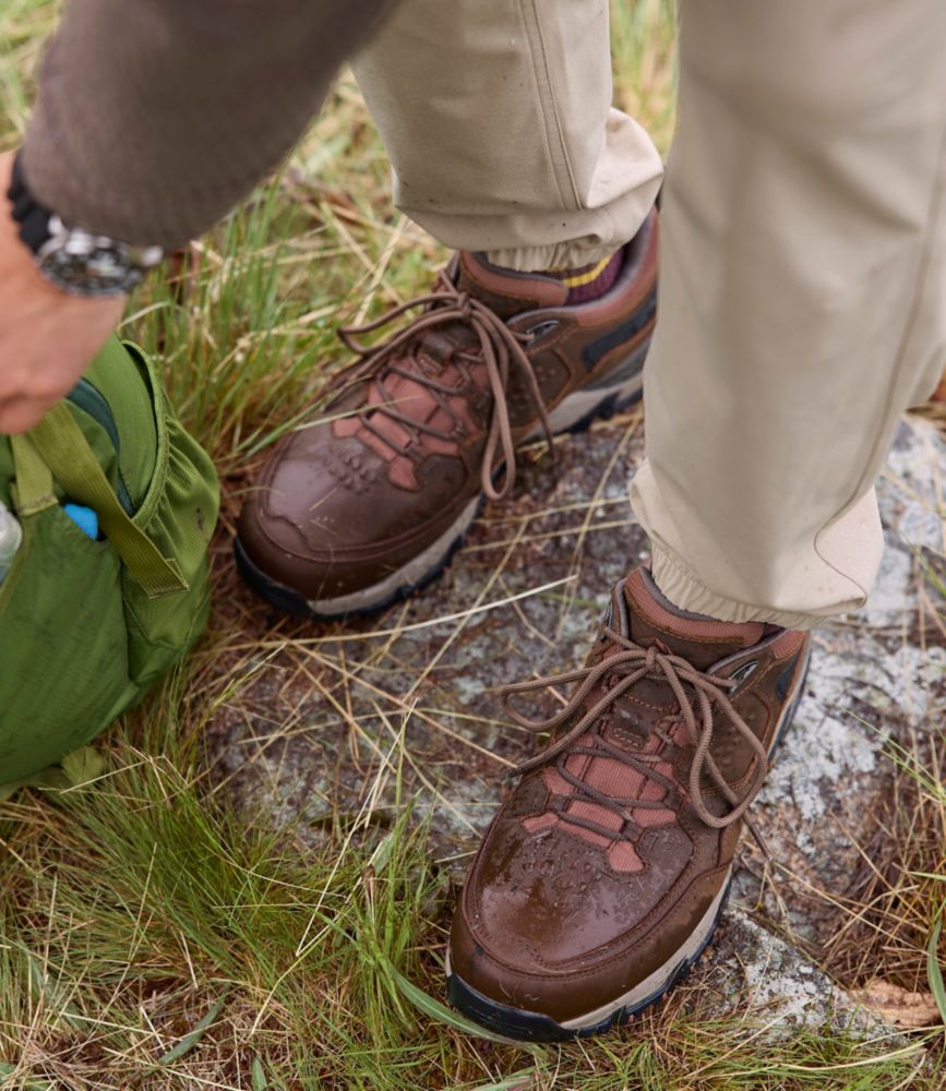 Men's Trail Model X Waterproof Hiking Shoes, Leather