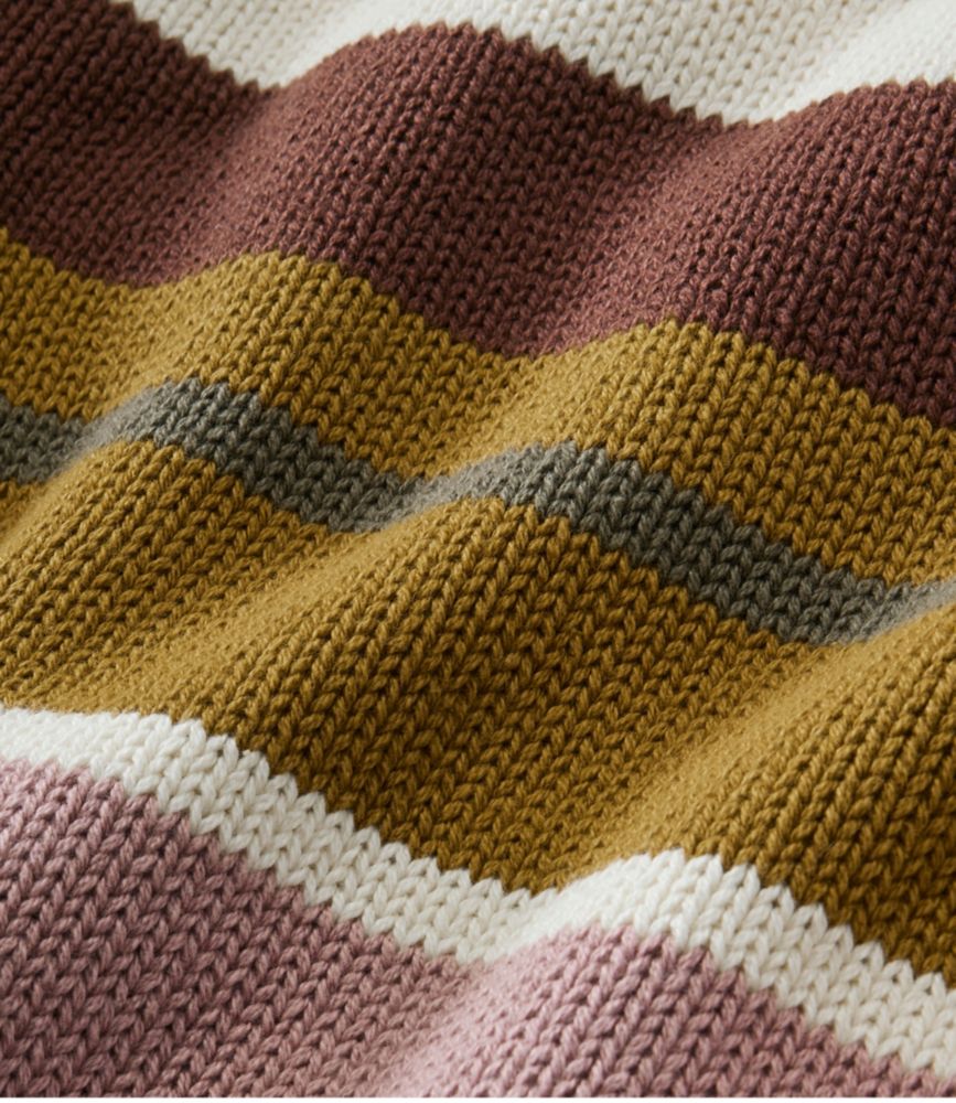 Women's Signature Original Cotton Sweater, Rollneck Stripe