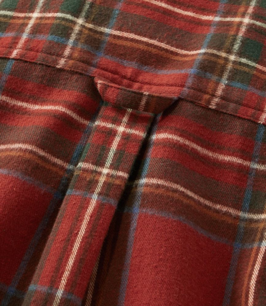 Women's Scotch Plaid Flannel Shirt, Boyfriend, Black Watch, small image number 4