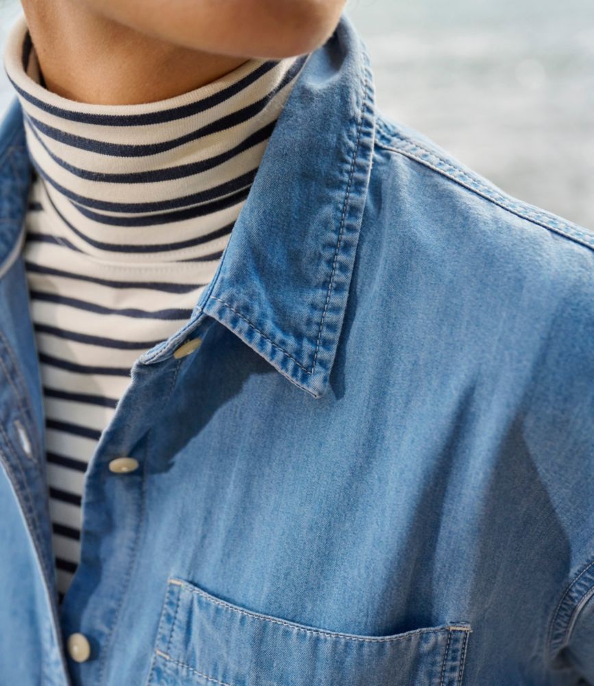 Women's L.L.Bean Denim Boyfriend Shirt
