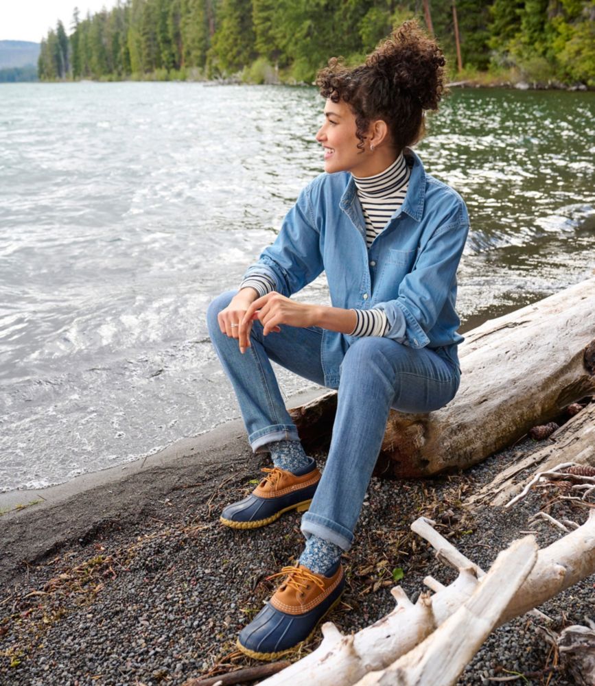Women's L.L.Bean Denim Boyfriend Shirt