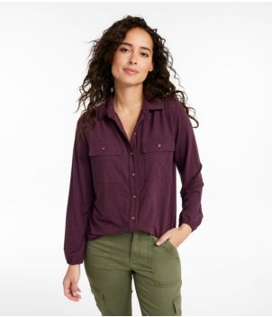Camden Hills Tee, Button-Front Shirt, New