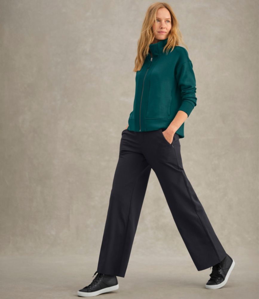 Women's Go-Anywhere Pants,&nbsp;High-Rise Wide-Leg, Dark Black, small image number 7