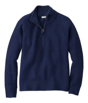 Women's Mariner Shaker Sweater, Quarter-Zip, New