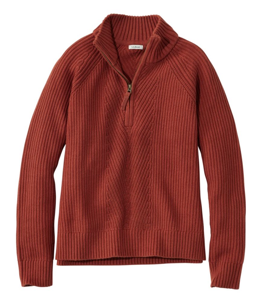 Women's Mariner Shaker Sweater, Quarter-Zip
