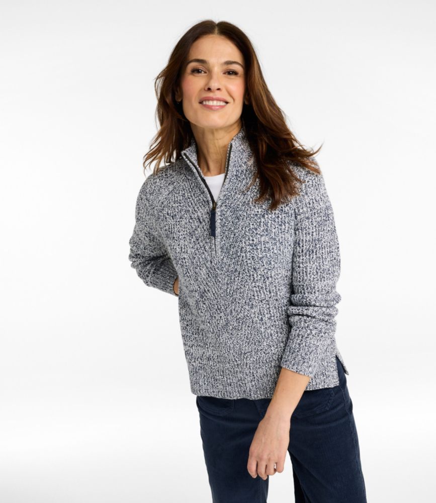 Women's Mariner Shaker Sweater, Quarter-Zip