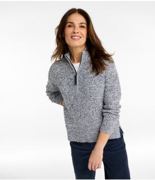 Women's Mariner Shaker Sweater, Quarter-Zip