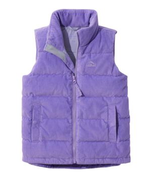 Kids' Bean's Down Corduroy Vest, New
