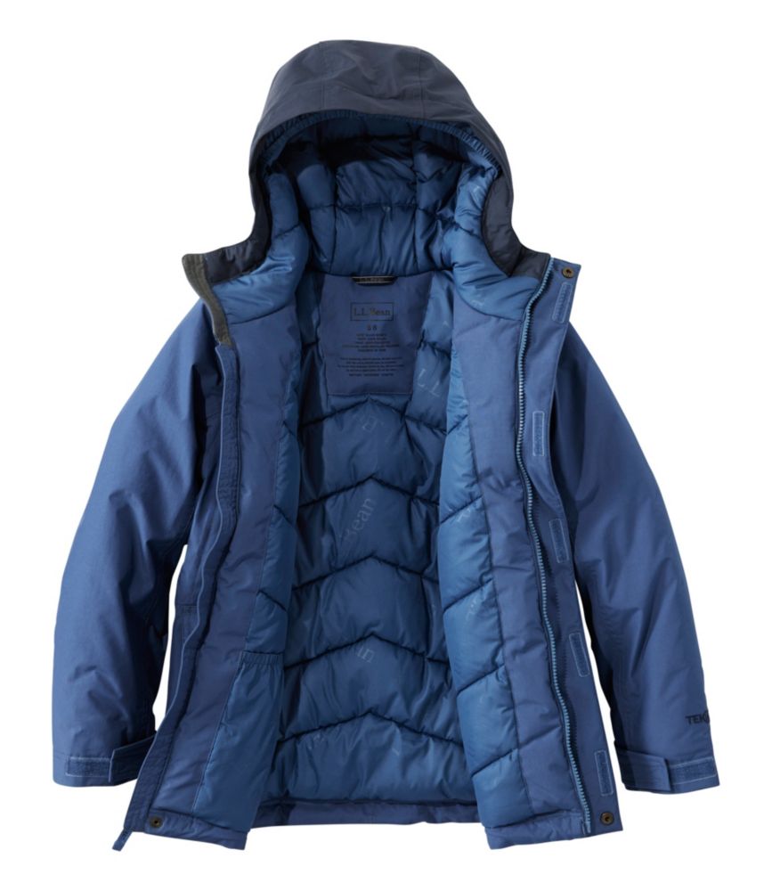 Kids' Baxter State Waterproof Hooded Parka, Deep Blue, small image number 6