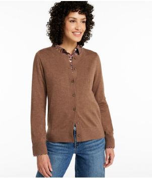 Women's Essential Merino Wool Sweater, Cardigan, New