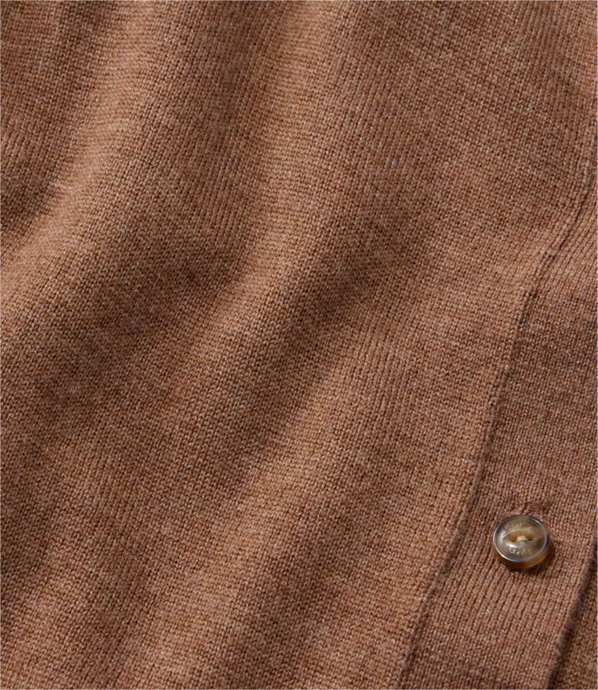 Women's Essential Merino Wool Sweater, Cardigan, Classic Navy/Cream, small image number 6