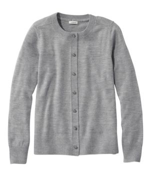 Women's Essential Merino Wool Sweater, Cardigan, New