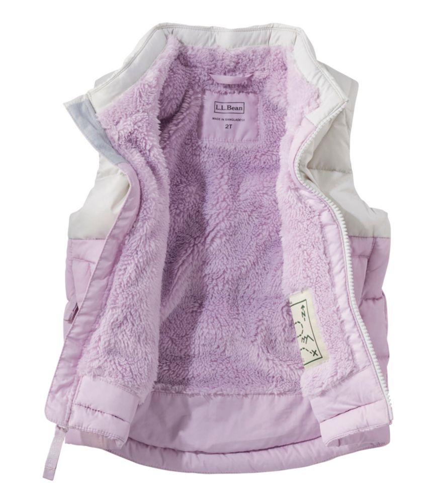 Toddlers' Bean's Down Vest, Colorblock, Cobalt Sea, small image number 5