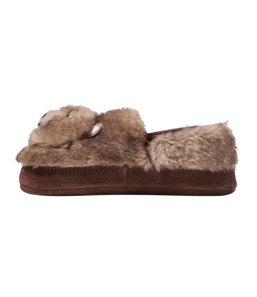 Kids' Animal Slipper, Nut Brown Bear, small image number 2