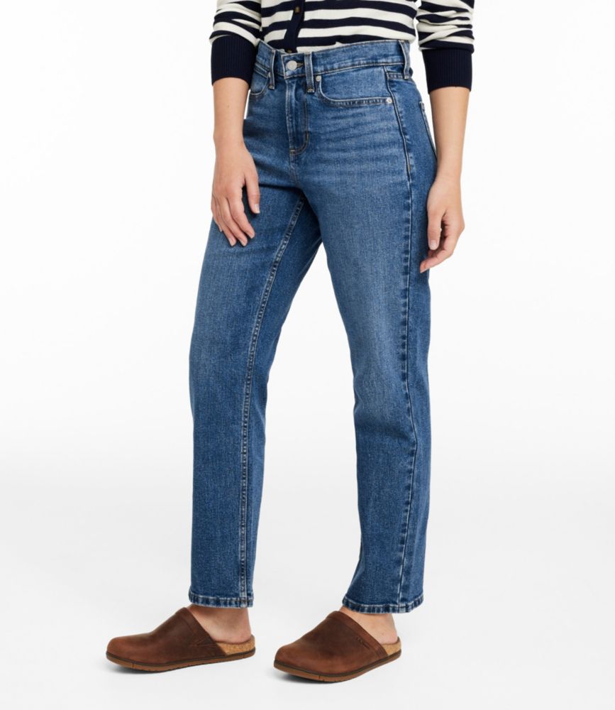 Women's 207 Vintage Jeans, High-Rise Stovepipe Ankle, Faded Indigo, small image number 4