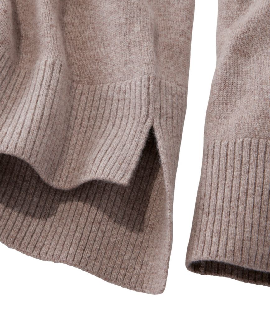 Women's Classic Cashmere Sweater, Relaxed Mockneck, Blue Water, small image number 5