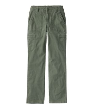 Women's 207 Vintage Cotton Canvas Pants, Mid-Rise Straight-Leg Cargo, New