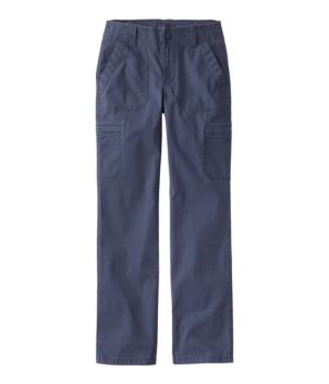 Women's 207 Vintage Cotton Canvas Pants, Mid-Rise Straight-Leg Cargo, New