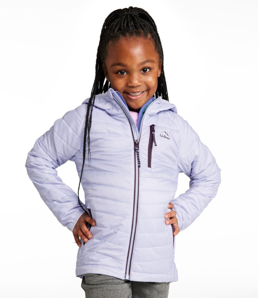 Kids' PrimaLoft Packaway Hooded Jacket, Bright Mariner, small image number 3
