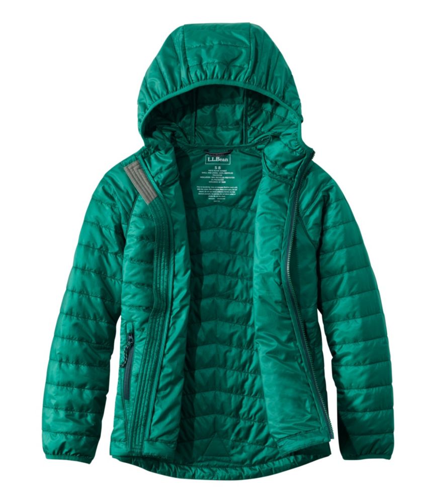 Kids' PrimaLoft Packaway Hooded Jacket, Bright Mariner, small image number 6