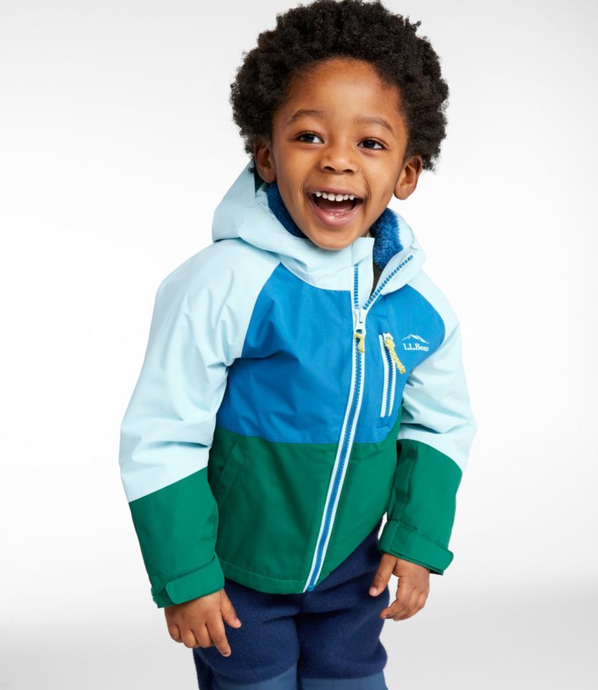 Toddlers' Fleece-Lined 3-in-1 Jacket, Coastal Aqua/Lapis Teal, small image number 2