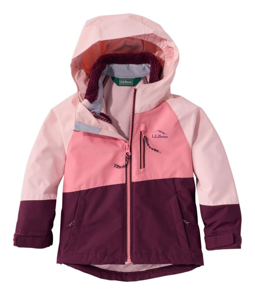 Toddlers' Fleece-Lined 3-in-1 Jacket, Woodrose/Desert Pink, small image number 1