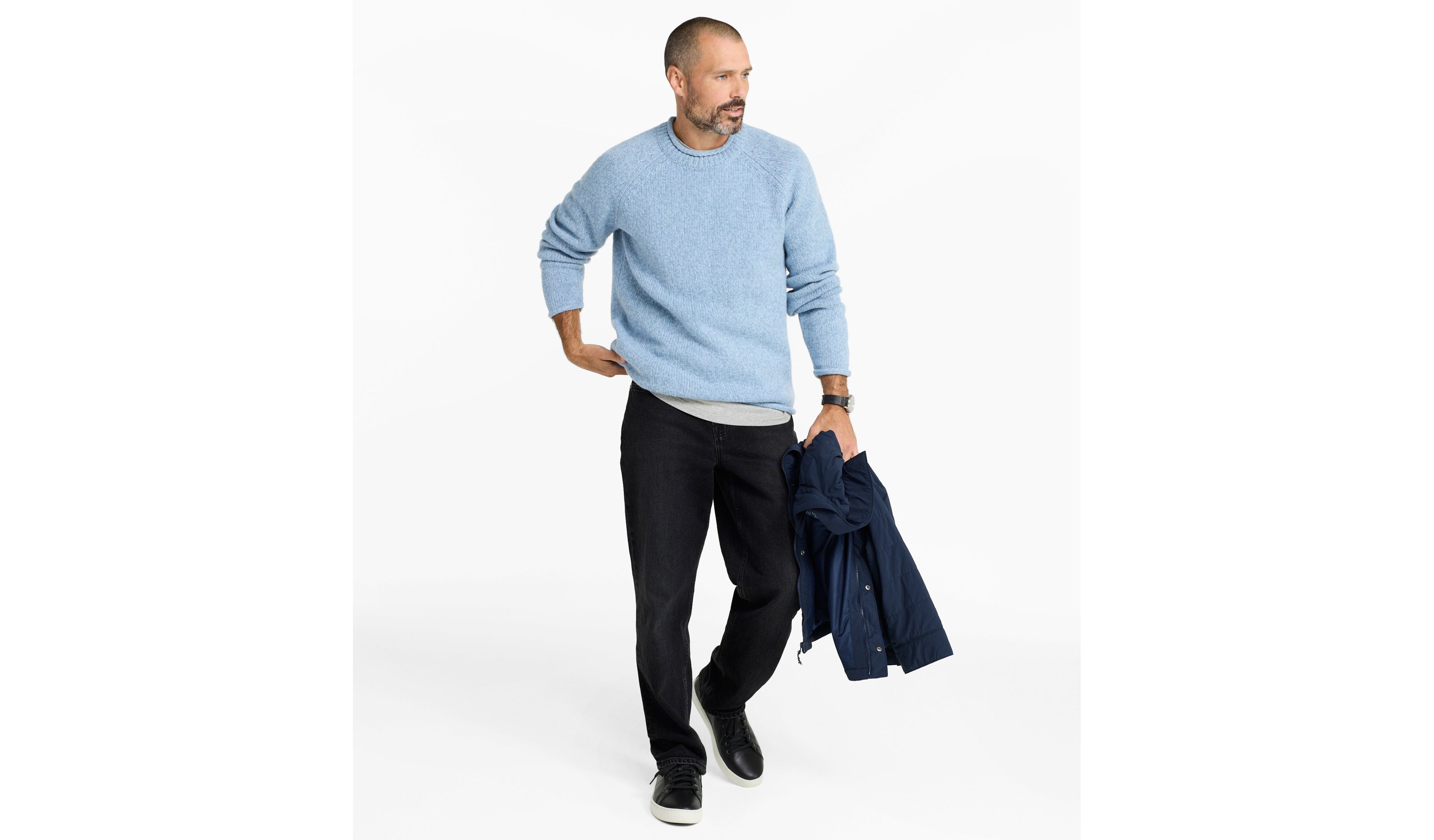 Men's Bean's Classic Ragg Wool Sweater, Rollneck