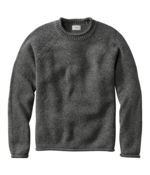 Men's Bean's Classic Ragg Wool Sweater, Rollneck, New