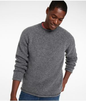 Men's Bean's Classic Ragg Wool Sweater, Rollneck, New