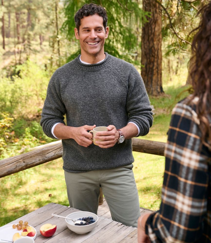 Men's Bean's Classic Ragg Wool Sweater, Rollneck