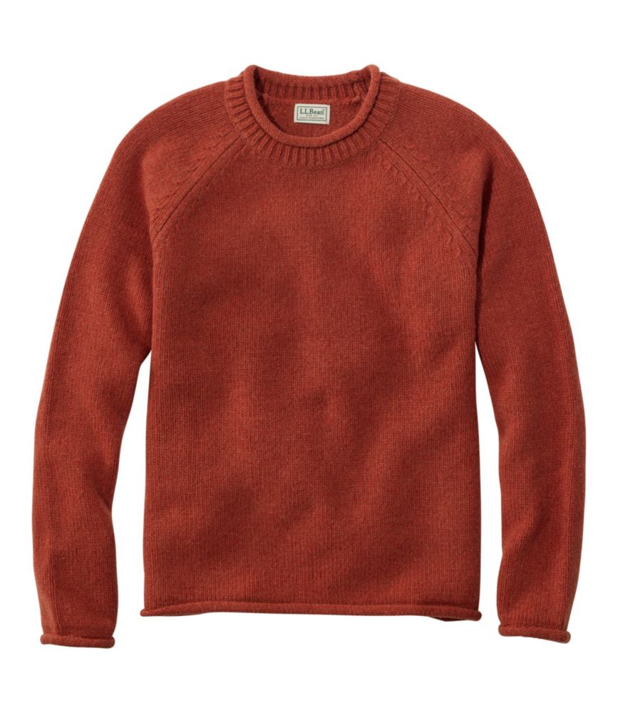 Men's Bean's Classic Ragg Wool Sweater, Rollneck