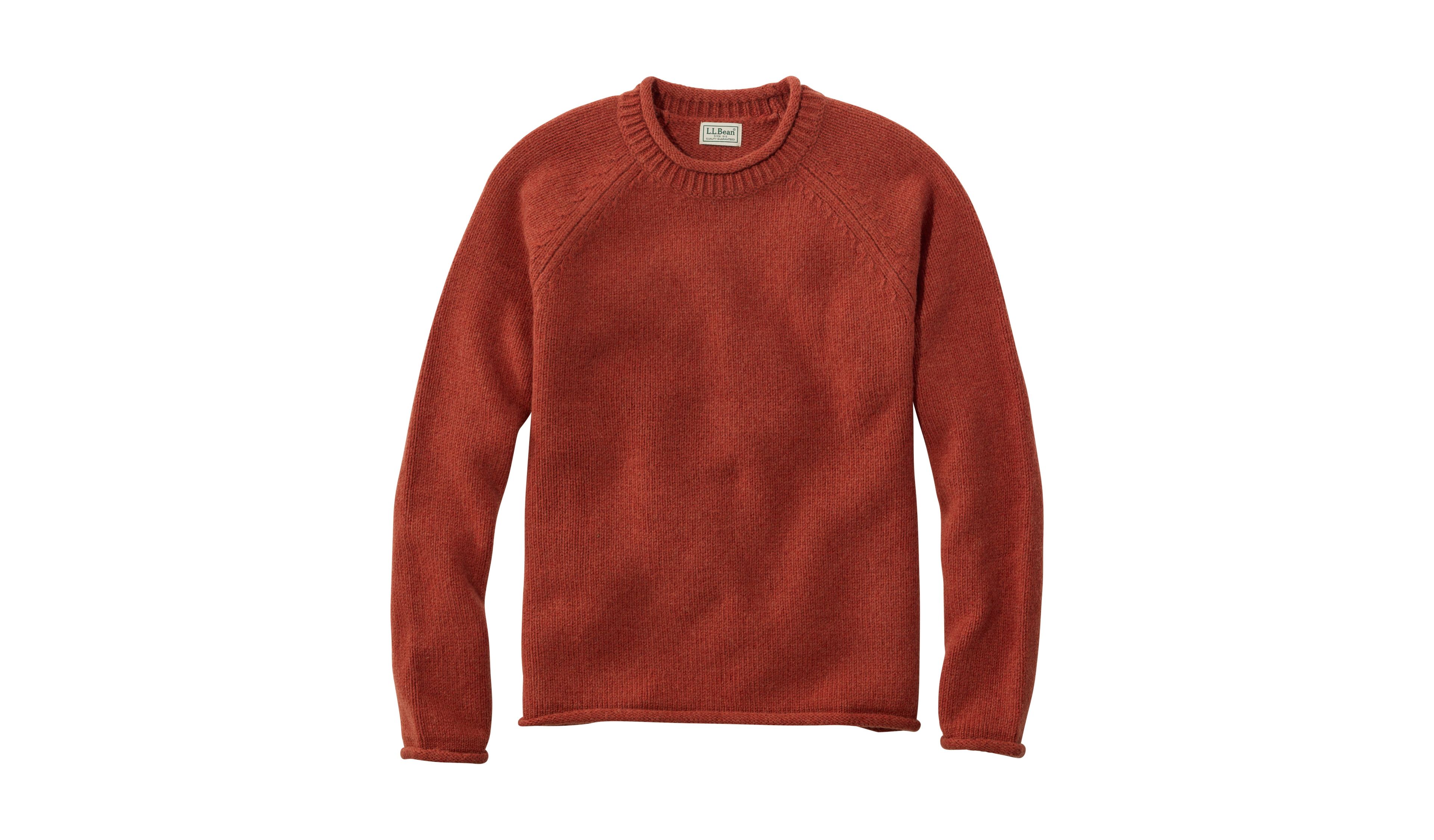 Men's Bean's Classic Ragg Wool Sweater, Rollneck