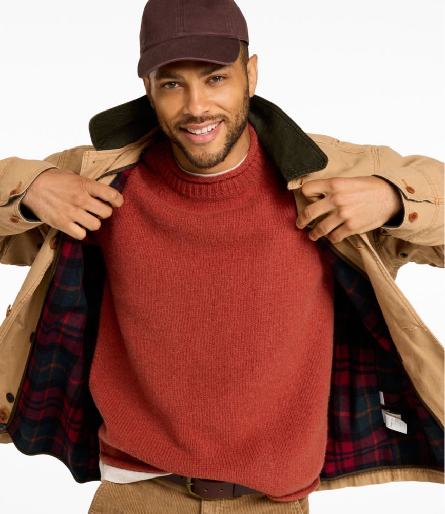 Men's Bean's Classic Ragg Wool Sweater, Rollneck