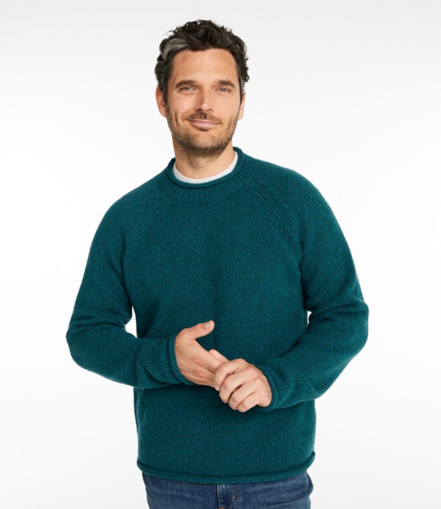 Men's Bean's Classic Ragg Wool Sweater, Rollneck