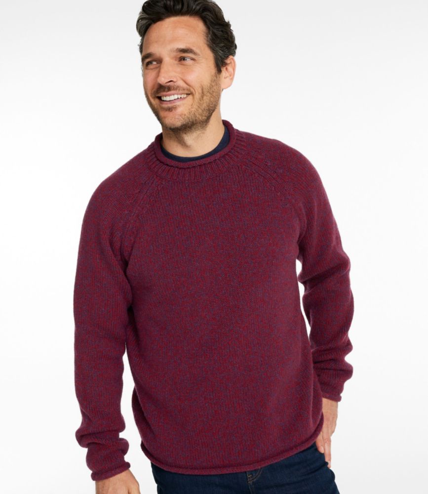 Men's Bean's Classic Ragg Wool Sweater, Rollneck