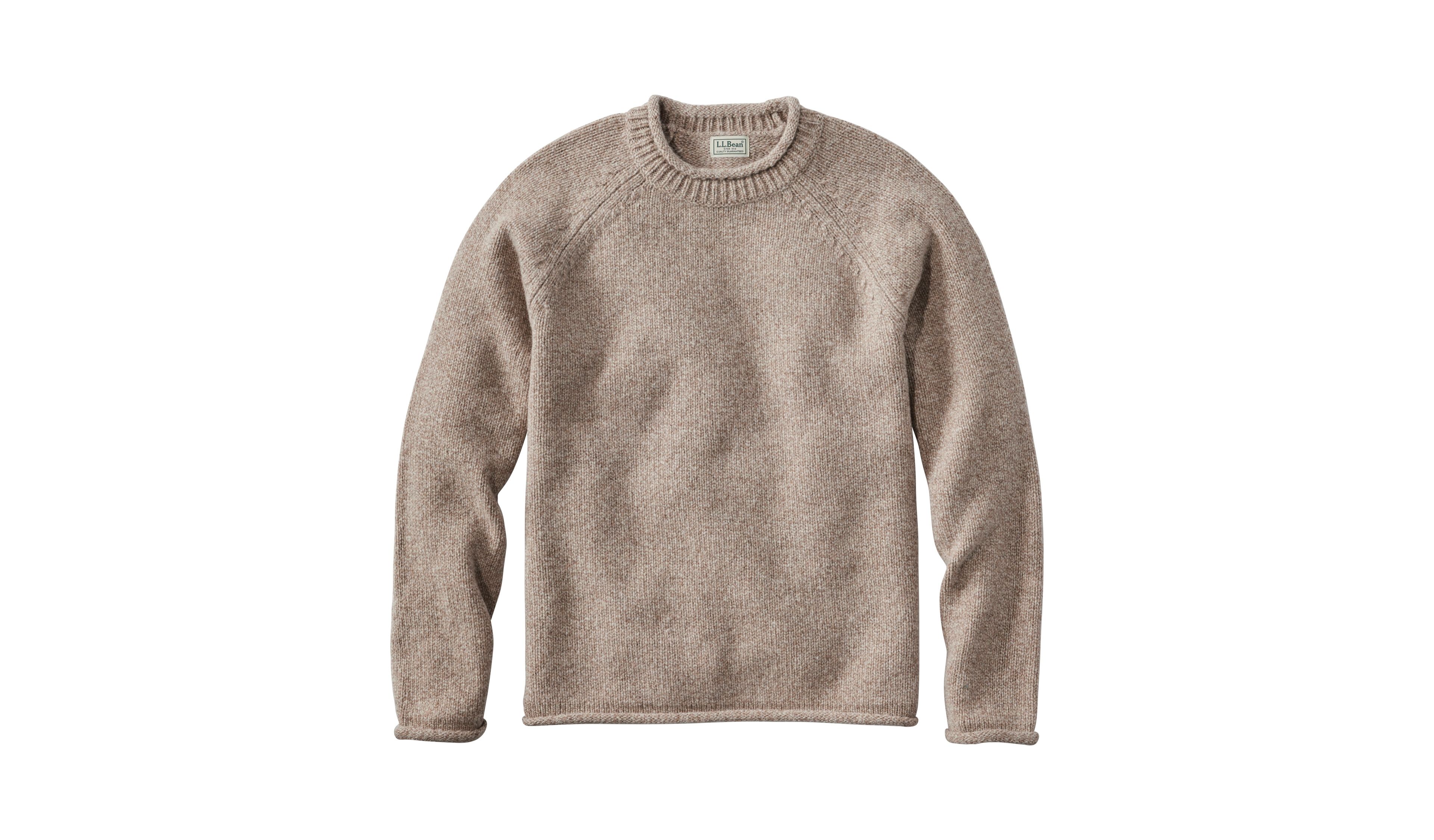 Men's Bean's Classic Ragg Wool Sweater, Rollneck