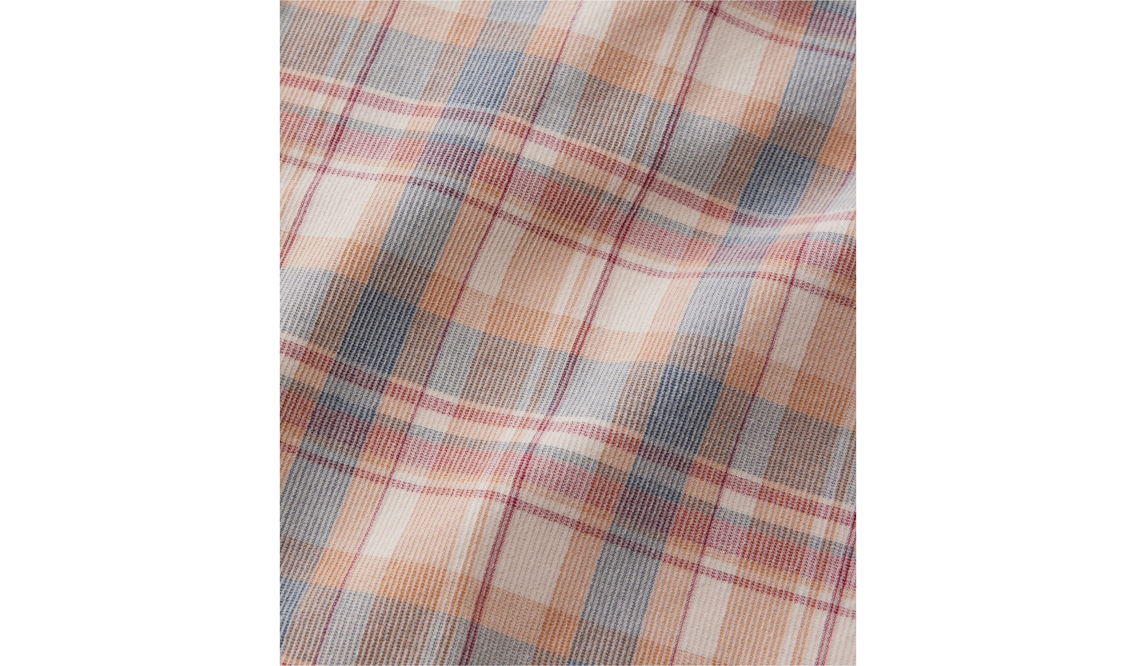 Men's Sunwashed Corduroy Shirt, Slightly Fitted, Plaid