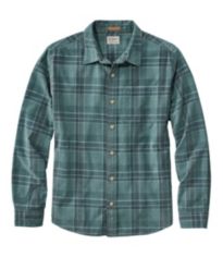 人文 LLbeam slightly fitted Men's Chamois Shirt, Slightly Fitted, Plaid
