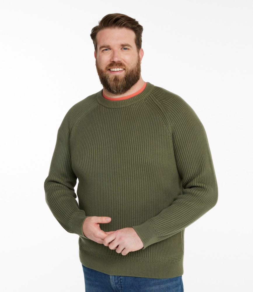 Men's Mariner Rib Crew Sweater, Carbon Navy, small image number 4