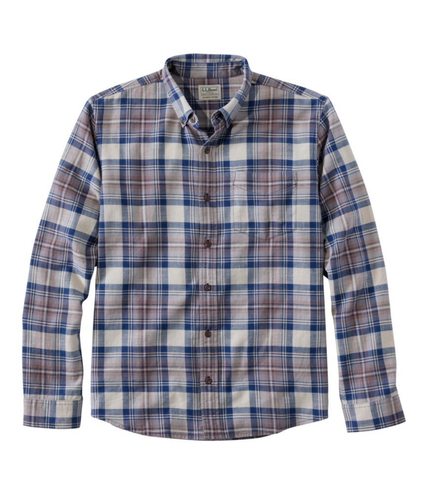 Men's Sunwashed Twill Shirt, Slightly Fitted Untucked Fit