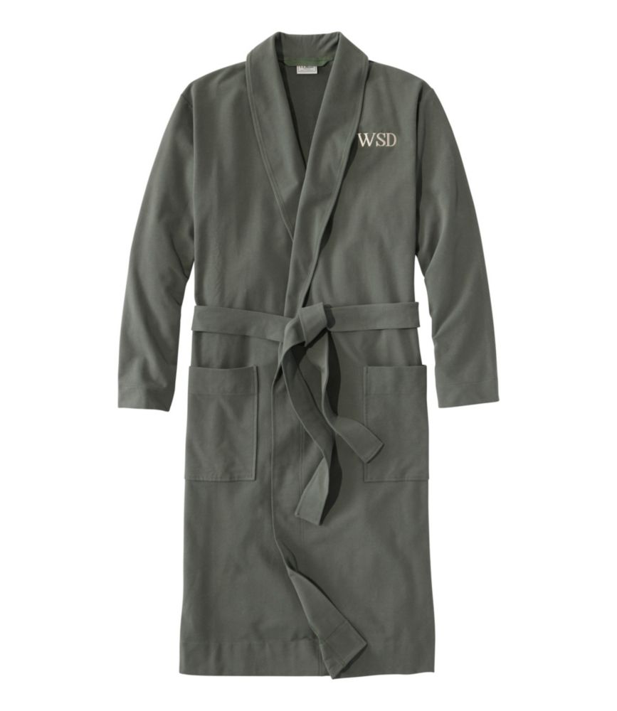 Men's Comfort Stretch Robe, Gray Heather, small image number 5
