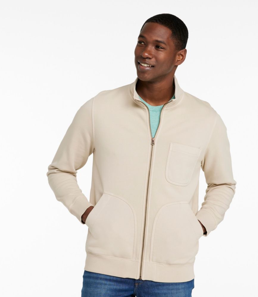 Men's Sunwashed Sweatshirt, Full-Zip, Faded Redwood, small image number 2