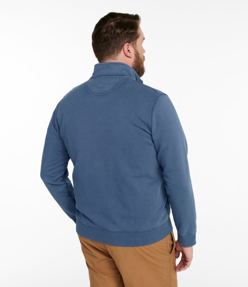 Men's Sunwashed Sweatshirt, Full-Zip, Faded Redwood, small image number 5