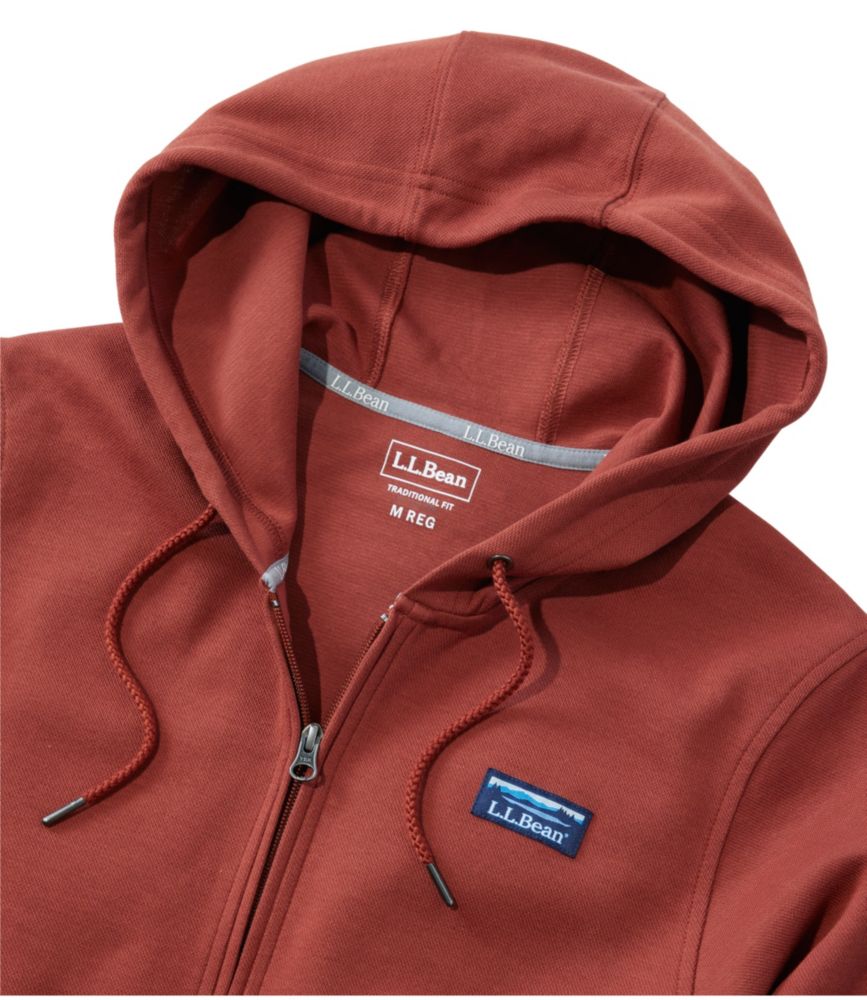 Men's Comfort Stretch Performance® Piqué, Full-Zip Hoodie, Blue Tide, small image number 6