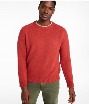 Men's All Seasons Wool Crewneck Sweater, New