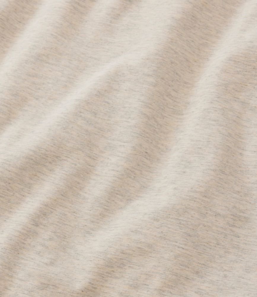 Men's Comfort Stretch Performance® Pima Tee, Long-Sleeve Henley, Barley Heather, small image number 7