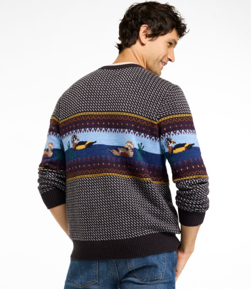Men's Essential Merino Sweaters, Crewneck, Pattern